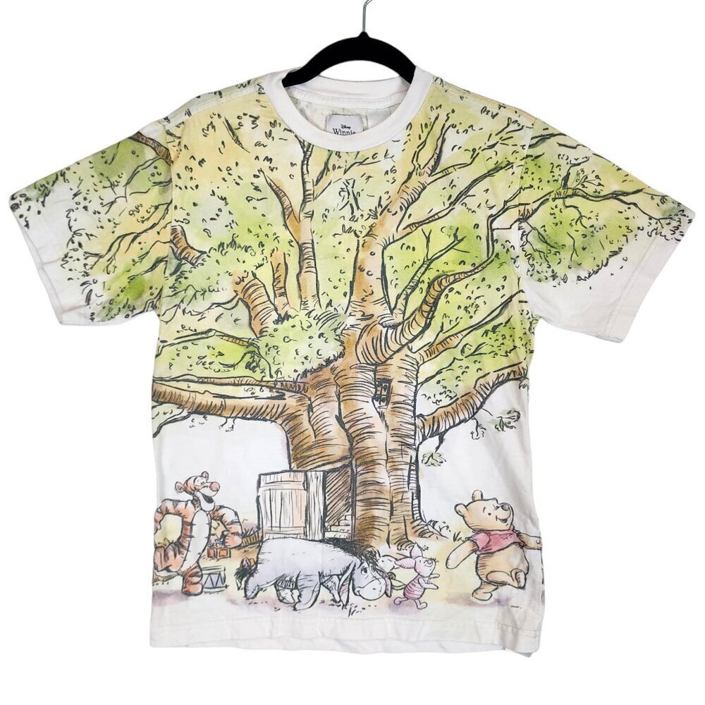 Disney Parks Winnie The Pooh And Pals T-shirt Classic Pooh Bear‎ All Over Print